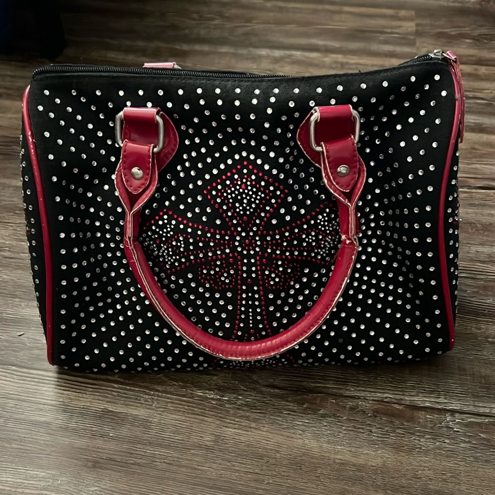 Rinestoned large purse